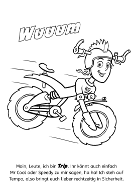 Innenansicht von „SUPERBIKES Der große Malblock“