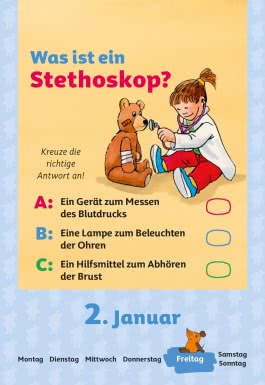 Frag doch mal ... die Maus: Tageskalender 2026 – Mein Kalender für jeden Tag!