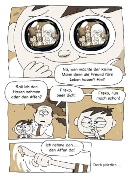 Innenansicht von „Taxi & Gretel und der Jahrmarkt des Grauens“