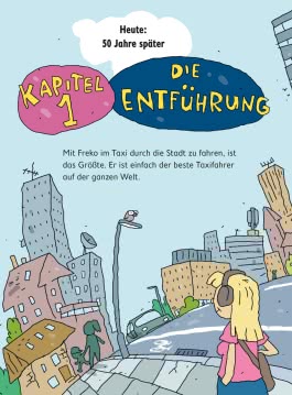 Innenansicht von „Taxi & Gretel und der Jahrmarkt des Grauens“