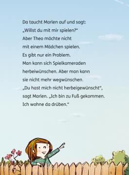 Theo und Marlen auf der Insel