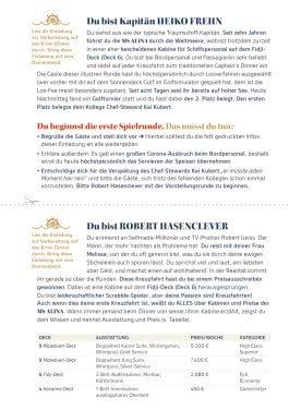 Innenansicht von „Tödliches Captain's Dinner“