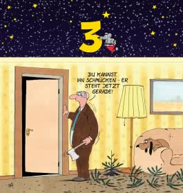 Uli Stein Adventskalender mit 24 Weihnachtskarten