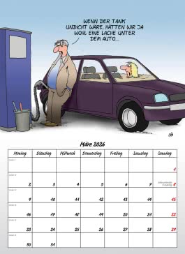 Innenansicht von „Uli Stein Männer Kalender 2026: Monatskalender für die Wand“