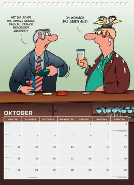 Innenansicht von „Uli Stein Männer Kalender 2027: Monatskalender für die Wand“