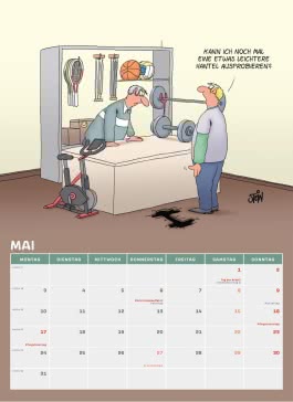 Innenansicht von „Uli Stein Männer Kalender 2027: Monatskalender für die Wand“