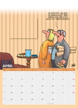 Innenansicht von „Uli Stein Männer Kalender 2027: Monatskalender für die Wand“