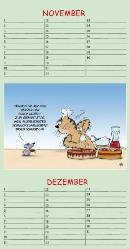 Uli Stein – Geburtstagskalender 2023: Wandkalender