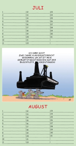 Uli Stein – Geburtstagskalender 2023: Wandkalender