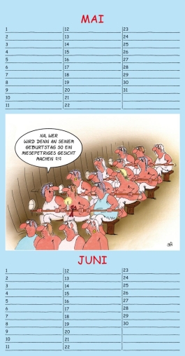 Uli Stein – Geburtstagskalender 2023: Wandkalender