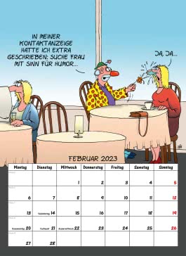 Uli Stein – Männer Kalender 2023: Monatskalender für die Wand