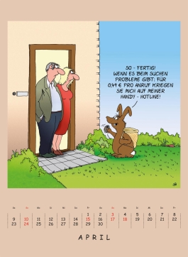 Uli Stein – Tierisch großer Kalender 2022: Monatskalender für die Wand im Großformat