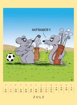 Uli Stein – Tierisch großer Kalender 2023: Monatskalender für die Wand im Großformat