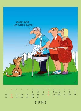 Uli Stein – Tierisch großer Kalender 2023: Monatskalender für die Wand im Großformat