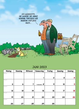 Uli Stein – Tierische Zeiten 2023: Monatskalender für die Wand