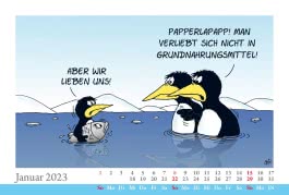 Uli Stein – Tischkalender 2023: Monatskalender zum Aufstellen