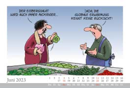 Uli Stein – Tischkalender 2023: Monatskalender zum Aufstellen