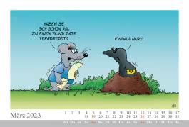 Uli Stein – Tischkalender 2023: Monatskalender zum Aufstellen