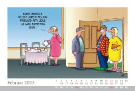 Uli Stein – Tischkalender 2023: Monatskalender zum Aufstellen