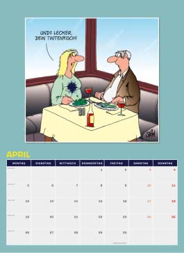 Innenansicht von „Uli Stein Rentnerkalender 2027: Monatskalender für die Wand“