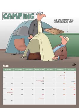 Innenansicht von „Uli Stein Rentnerkalender 2027: Monatskalender für die Wand“