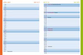 Innenansicht von „Uli Stein Terminplaner 2027: Taschenkalender“