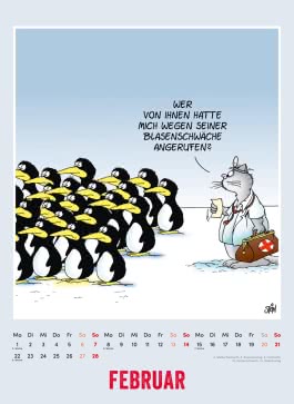 Innenansicht von „Uli Stein Tierisch großer Kalender 2027: Monatskalender für die Wand im Großformat“