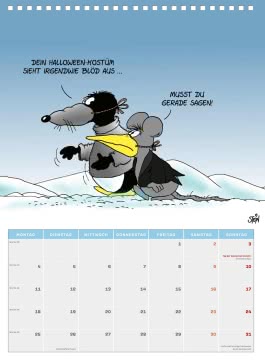 Innenansicht von „Uli Stein Tierische Zeiten 2027: Monatskalender für die Wand“