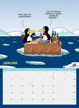 Innenansicht von „Uli Stein Tierische Zeiten 2027: Monatskalender für die Wand“