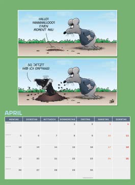 Innenansicht von „Uli Stein Tierische Zeiten 2027: Monatskalender für die Wand“