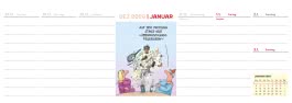 Innenansicht von „Uli Stein Wochenplaner 2027: Tischkalender“