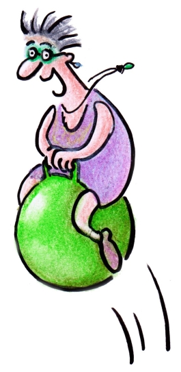 Ungebremst im Ruhestand: Cartoons für starke Frauen im Ruhestand