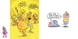 Ungebremst im Ruhestand: Cartoons für starke Frauen im Ruhestand