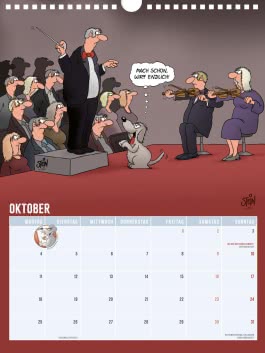 Innenansicht von „Viel Spaß im neuen Jahr 2027 mit Uli Stein by CheekYmouse: Monatsplaner mit komplett neuen Cartoons“