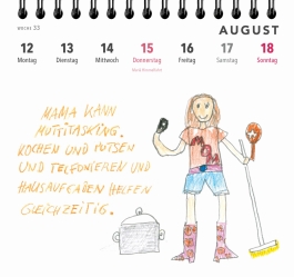 Wegetarier essn nur Tire di im Weg stehn – Postkartenkalender 2024