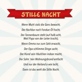 Weihnachten! Wir wollten uns doch nichts schenken!