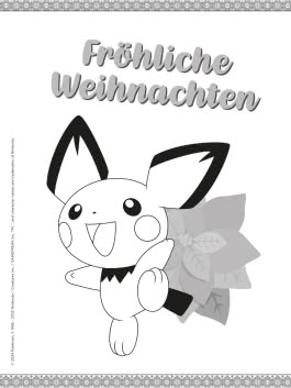 Pokémon Activity-Buch: Weihnachtlicher Malspaß