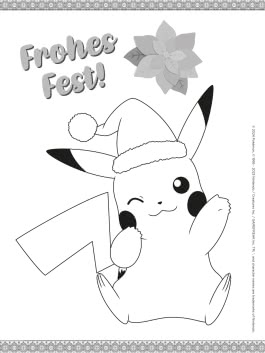 Pokémon Activity-Buch: Weihnachtlicher Malspaß
