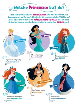 Disney Prinzessin: Welche Prinzessin bist du?
