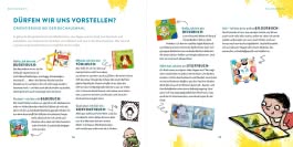 Wie kleine Kinder Bücher lesen