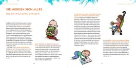 Wie kleine Kinder Bücher lesen