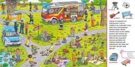 Innenansicht von „Wimmelbuch: Feuerwehr“