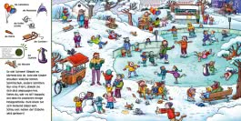 Innenansicht von „Wimmelbuch: Herbst und Winter“