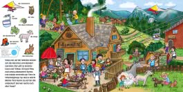 Innenansicht von „Wimmelbuch: Wir machen Urlaub“