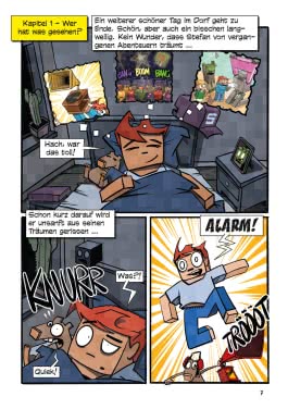 Innenansicht von „Wölfe – bis die Pfoten glüh'n! Für Fans von Minecraft“
