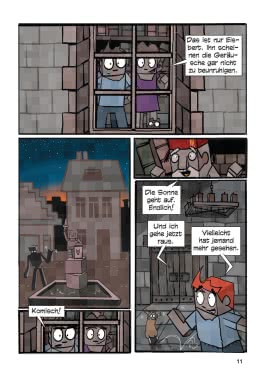 Innenansicht von „Wölfe – bis die Pfoten glüh'n! Für Fans von Minecraft“