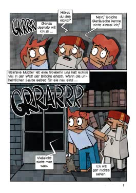Innenansicht von „Wölfe – bis die Pfoten glüh'n! Für Fans von Minecraft“