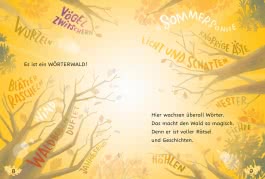 Innenansicht von „Wortsalat und Buchstabensuppe“