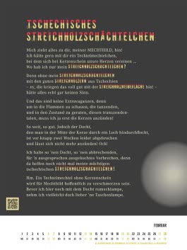 Innenansicht von „Zungenbrecher-Wandkalender 2027 - Abera kadabera! Willkommen in Barbaras Rhabarberbar!“