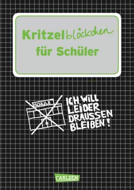 Kritzelblöckchen für Schüler